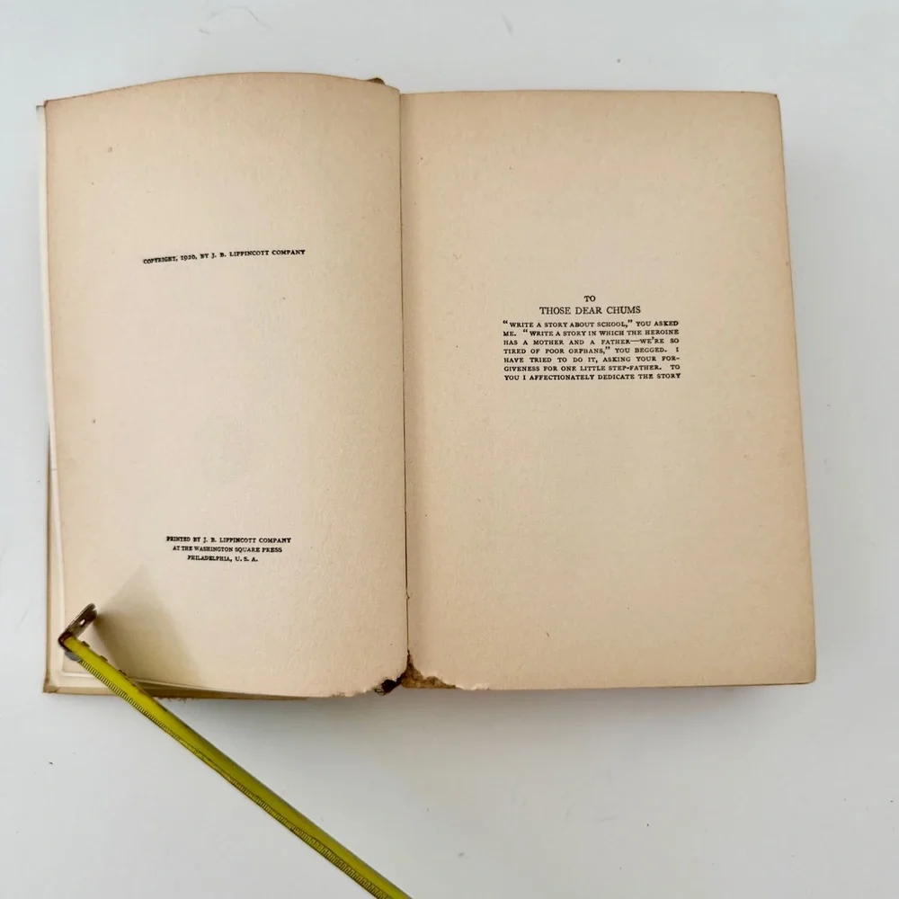 1920 Highacres By Jane D. Abbott,‎ Antique Hardcover Book